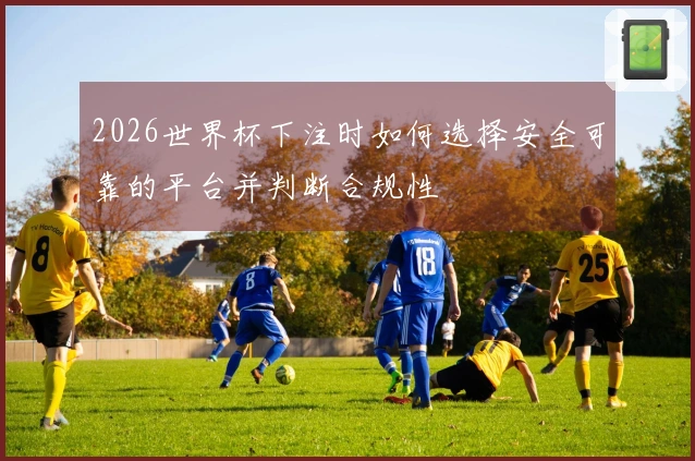 2026世界杯下注时如何选择安全可靠的平台并判断合规性