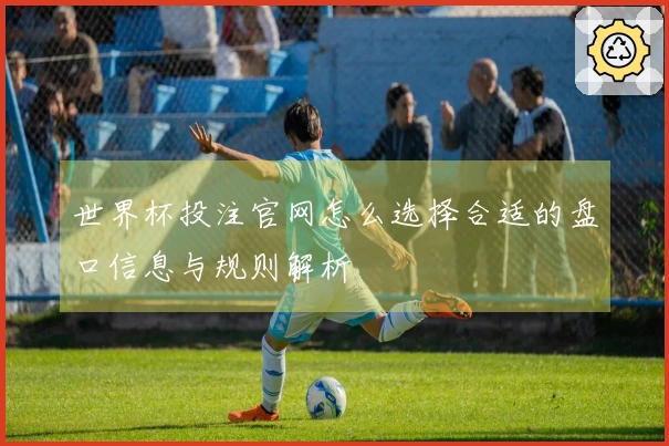 世界杯投注官网怎么选择合适的盘口信息与规则解析